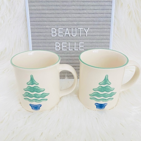 Pfaltzgraff Other - Vtg. Pfaltzgraff Nordic Christmas Tree Mugs - Made in USA - Lot of 2 - Retired